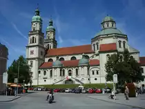 Kempten im Allg�u/Bayern,
Kirche St.Lorenz, wurde 1960 vom Papst zur Basilika erhoben,
Aug.2008