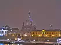 Dresden - Frauenkirche in zartem wei�