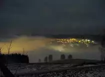 Klingenthal in der Sylvester-Nacht 2009/2010, 31.12.09, 23:59.