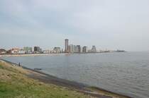 Siluette Boulevard Evertsen/Bankert vom Nollehoofd fotographiert.4.5.2008