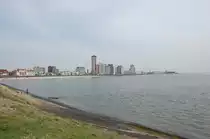 Siluette Boulevard Evertsen/Bankert vom Nollehoofd fotographiert.4.5.2008