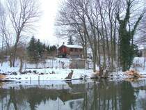 Laucha an der Unstrut - Winteridylle an der alten Zuckerfabrik - 17.01.2010

