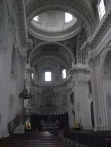Solothurn die St.Ursen-Kathedrale von innen im Sommer 2009.
