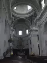 Solothurn die St.Ursen-Kathedrale von innen im Sommer 2009.