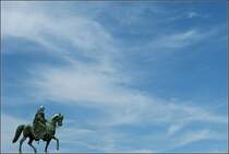 Reiterstandbild Knig Johanns auf dem Theaterplatz. 02.08.2009 (Jonas)