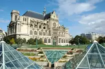 Die gr��e Renaissancekirche in Lande: St.Eustache, Paris (10/2008)