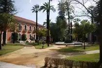 HUELVA (Provincia de Huelva), 16.02.2010, Innenhof der Casa Col�n