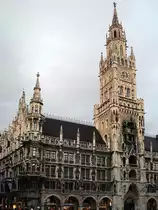 M�nchen, Rathaus, neugotisch, 26. Feb. 2010, 17:31