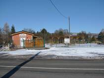 Laucha an der Unstrut - Der Imbiss  Zur alten Tankstelle  in der Naumburger Strae - 07.03.2010 
