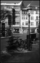 Weihnachtliche Gr��e im Februar am U-Bahnhof Alt-Tegel (Berlin Tegel, 20.02.2010)