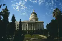 Capitol von Californien in Sacramento am 21. August 1988.