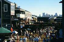 Pier 39 in San Francisco am 26. August 1988.