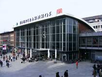 Die Eingangshalle des Klner Hauptbahnhofs, 17. Mrz 2010.