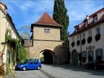 Iphofen. Einersheimer Tor (Stadtseite) - August 2008