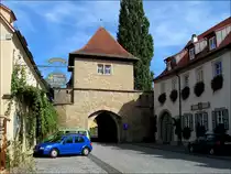 Iphofen. Einersheimer Tor (Stadtseite) - August 2008