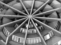 Der Plenarsaal des Nordrhein-Westf�lischen Landtages in D�sseldorf von oben gesehen. 22.03.2010 (Matthias)