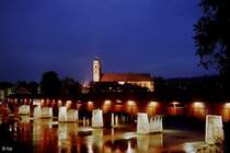 Alte Rheinbrcke und Fridolinsmnster (Mai 2004)