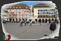 Bolzano. Waltherplatz, der Hauptplatz der Provinzhauptstadt 6.4.10