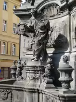 Detail der Pests�ule in Teplice (Teplitz-Sch�nau), 18.04.2010 
