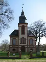 Bochin (LWL); Dorfkirche in der Bergstra�e (L 1), 15.04.2010