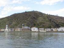 St. Goarhausen auf der rechten Rheinseite; 02.04.2010