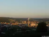 Abendstimmung im Sdosten... Whrend Oberwinterthur bereits im Schatten vom Lindberg liegt, kann man in Seen noch die Sonne geniessen, Bumli 4.6.2010