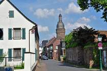 Der  Juddeturm  in der Feste Zons. Zons gehrt zu Dormagen und liegt zwischen Kln und Neuss. 07.06.2010