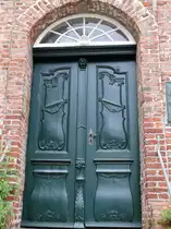 Haustr am ehemaligen Elternhaus Theodor Storms (Hohle Gasse 3); Husum, 23.05.2010
