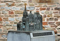 Dom zu Aachen, im Modell 1:100, ansonsten ist das  Original  nur aus der Luft komplett zu fotografieren. 07.07.2010