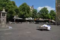 ENSCHEDE, 23.07.2010, der Oude Markt (Alter Markt)