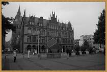 Altes Rathaus und im Hintergrund die Markkirche im Hannover, am 26.07.2010.