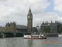 Big Ben mit einem Teil des Parlamentsgeb�udes
