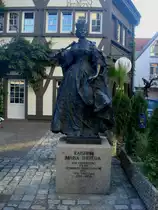 Bad Saulgau in Oberschwaben,
Denkmal fr Kaiserin Maria Theresia, zur Erinnerung an die vordersterreichische Zeit der Stadt von 1299-1806,
Aug.2010