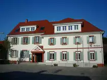 Hugstetten im Breisgau,
das Rathaus,
Aug.2010