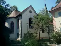 Hugstetten im Breisgau,
evang.Kirche erbaut 1772, war bis 1965 katholisch,
Aug.2010