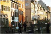 In Stra�burg. Am Canal de Navigation imr s�dwestlichen Teil der Altstadt. Scan vom Dia, 12.2002 (Matthias)