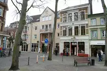 H�user an der Hauptstra�e in Kevelaer am 13.4.2008