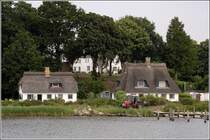 Idyllisches Wohnen ist an der Schlei - wie hier in Rabelsund - sehr gut mglich. 04.08.2010