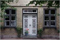 Schne Haustren gibt es in Bad Arnis zu sehen. 04.08.2010