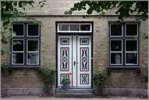 Sch�ne Haust�ren gibt es in Bad Arnis zu sehen. 04.08.2010