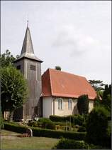 Die Schifferkirche in Bad Arnis, der kleinsten Stadt Deutschlands. 04.08.2010