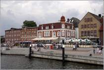 Gebude am Nordhafen in Kappeln. 04.08.2010