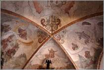 Deckengemlde in der 700-jhrigen Sankt-Nicolai-Kirche in Eckernfrde. 03.08.2010