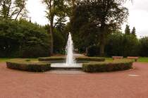 Brunnen auf dem Friedhof Gelderner Strae in Kevelaer. 19.9.2010