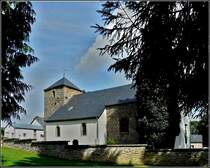 In Rindschleiden, dem kleinsten Dorf Luxemburgs, steht einer der ltesten Kirchen des Landes. Sie stammmt aus dem Jahre 1437 und beherbergt schne Fesken aus dem 15. und 16. Jahrhundert. (Jeanny)