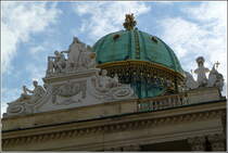 Kuppel ber der Hofburg. 30.09.2010