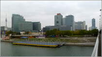 Die Donau City im 22. Wiener Bezirk von der Reichsbrcke aus betrachtet. 02.10.2010