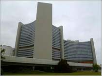 Im 1979 erffneten Vienna International Center sind mehrere UNO-Organisationen untergebracht. 02.10.2010