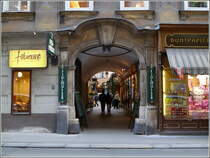 Die Wollzeile 5 bietet einen interessanten Durchgang zur Bckerstrae. 30.09.2010