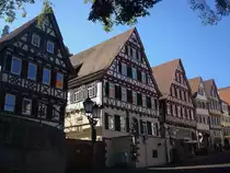 Calw im Schwarzwald, sch�ne Fachwerkbauten in der Altstadt, Okt.2010